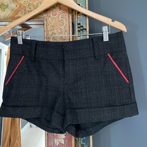 Alice & Olivia black shorts